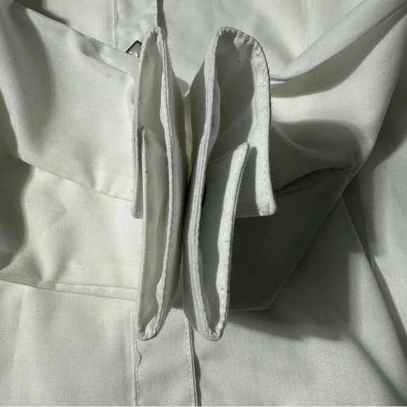 Panhandle Slim Western Snap Down Shirt White Square Pearl Looking  Snaps Medium - Picture 10 of 15